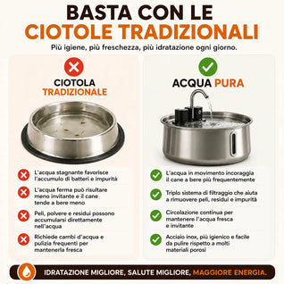 AcquaPura – Più Idratazione e Benessere per il tuo Cane